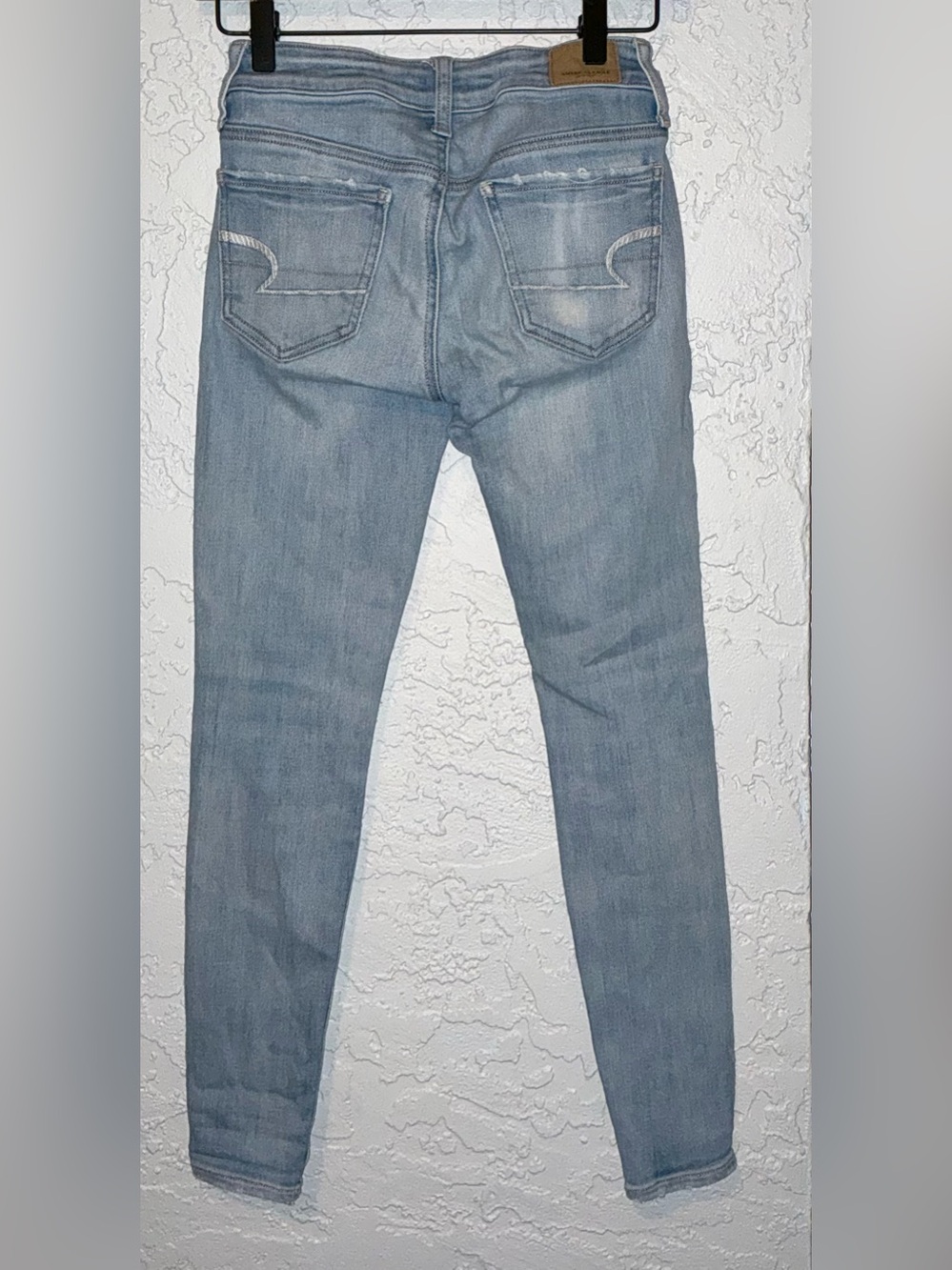 American Eagle Outfitters Light Wash Womens Super Super Stretch Jegging Jeans - Picture 4 of 6